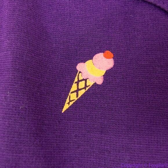 Unique Vintage Gwynnie Bee Purple Ice Cream Cone Fit And Flare Dress, 0XL - Picture 15 of 16